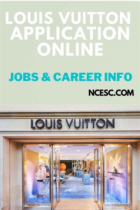 louis vuitton application process|Louis Vuitton careers.